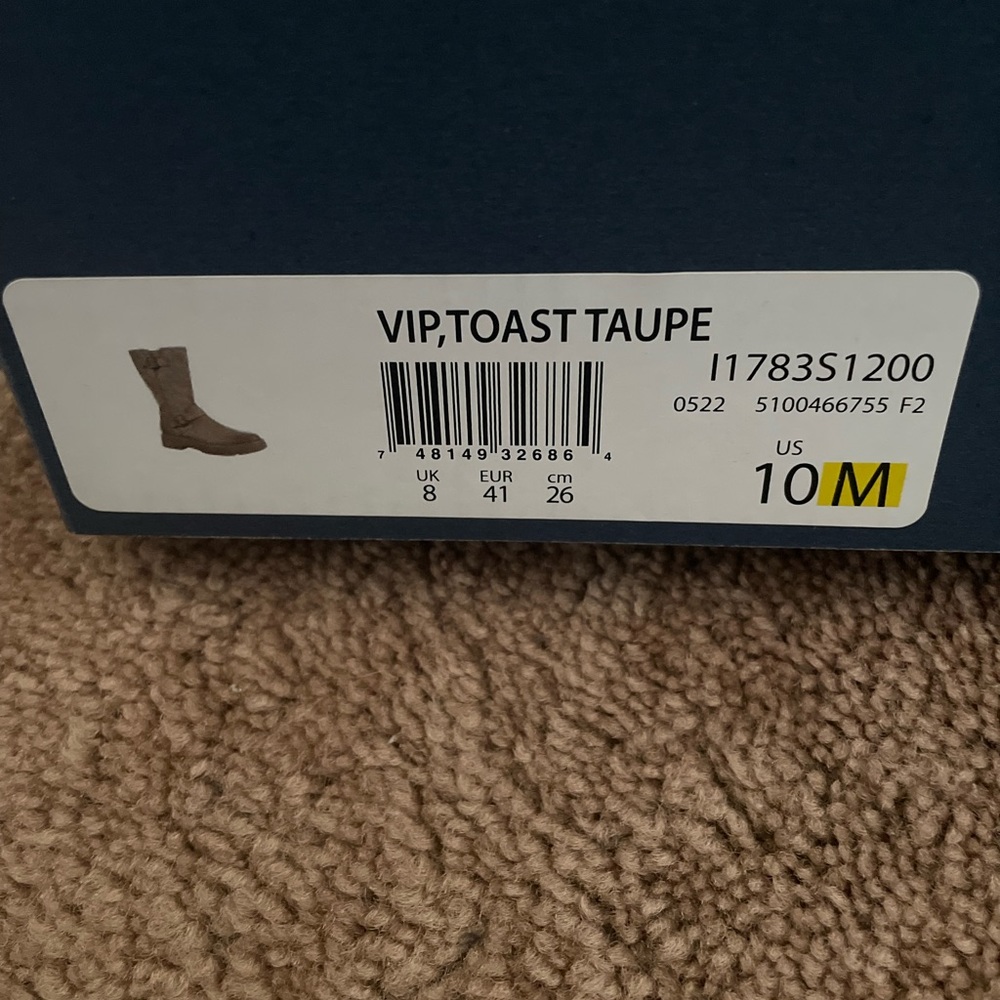 Dr. Scholl's Shoes Women's Mid Shaft Boots Size 10 Toast Taupe BRAND NEW - Picture 4 of 7